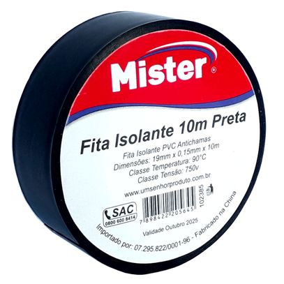 FITA ISOLANTE MISTER LUX 10m