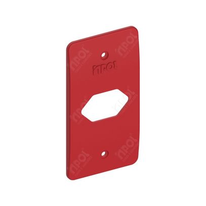 CONDULETE PLACA P/TOM ABNT HORIZ 3/4 VM INPOL