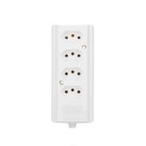 TOMADA BARRA NBR 3P 20A(4x)QUADRUP BRANCA INTERNEED