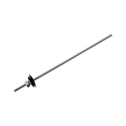 HASTE TELHA 1/4 400mm COMPLETA ZINCADA NACIONAL