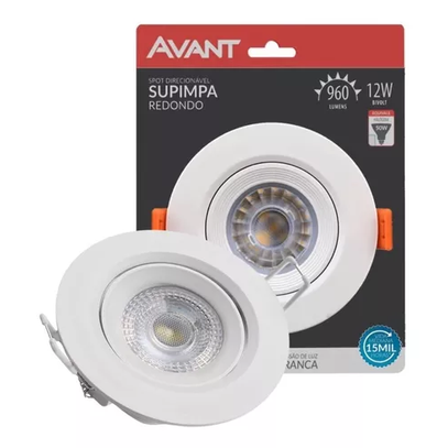 SPOT LED RED 12W 3000K DIREC BIV AVANT
