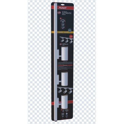 TRILHO ELET KIT 1M BR 3X12W SPOT LED 3000K AVANT
