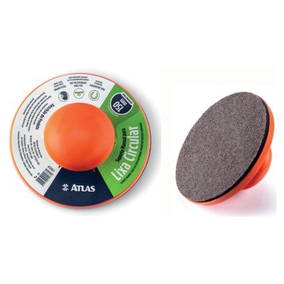 LIXADEIRA MANUAL ORBITAL C/ VELCRO 150MM ATLAS