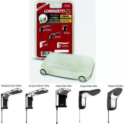 RESISTENCIA LORENZETTI 127Vx5500W 3065 ACQUA ULTRA