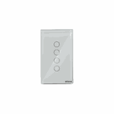 INTERRUPTOR 4MOD 4X2 TOUCH BR SMARTECK SMCI4BS1