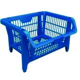CESTO PLASTICO PRATICO MULTIUSO AZUL NACIONAL