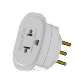 PINO ADAP UNIV DANEVA 2P+T 10A ABNT 3P BR 1661