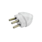 PINO MACHO DANEVA 3P 20A ABNT BRANCO 1616