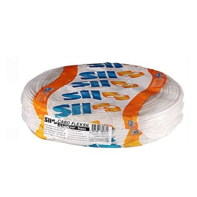 FIO CABO FLEX 750V  6,0mm BRANCO SIL(100m)