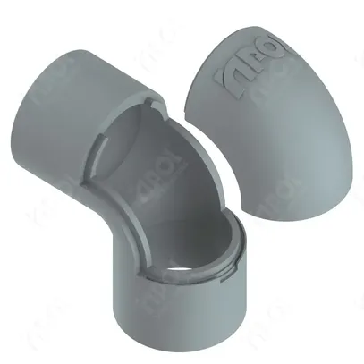 CONDULETE JOELHO 90G 1/2 CINZA INPOL