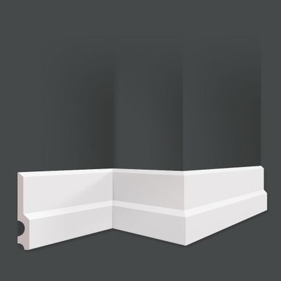 PERFIL POLIESTIRENO RODAPE CF14 HD 130mm HOMESTAR
