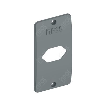CONDULETE PLACA P/TOM ABNT HORIZ 1 CINZA INPOL