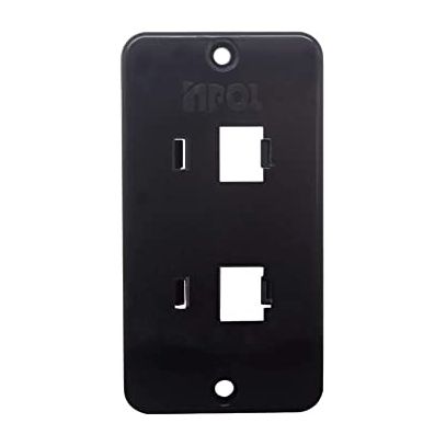 CONDULETE PLACA P/2 RJ45 3/4 PRETO INPOL