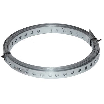 CINTA ACO PERFURADA LEVE 0,4mmx10mx17mm NACIONAL
