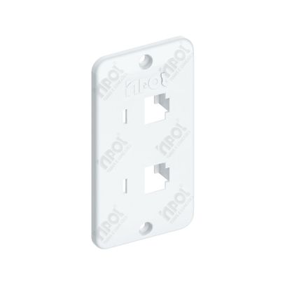 CONDULETE PLACA P/2 RJ45 1 BRANCO INPOL