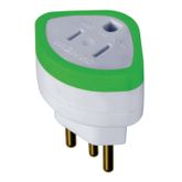 PINO ADAP CHATO DANEVA 2P+T 10A ABNT 3P BR 1629