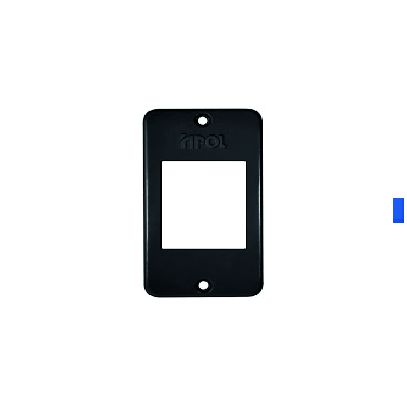 CONDULETE PLACA P/3 TECLA 3/4 PRETO INPOL